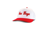 Gas Boys Signature Snapback – (White & Red) – Unisex
